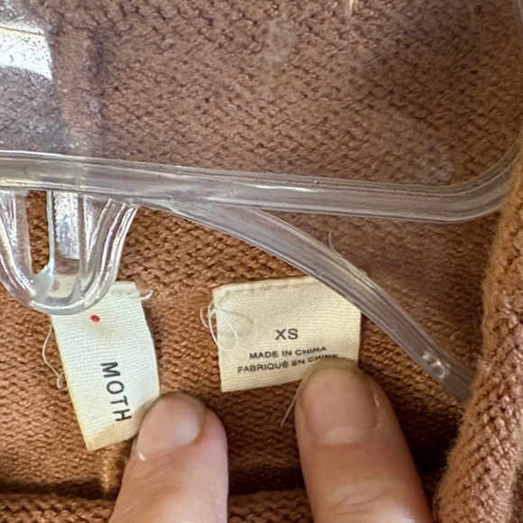 Moth Warm Brown Knit Sweater from Anthropologie - Picture 2 of 7